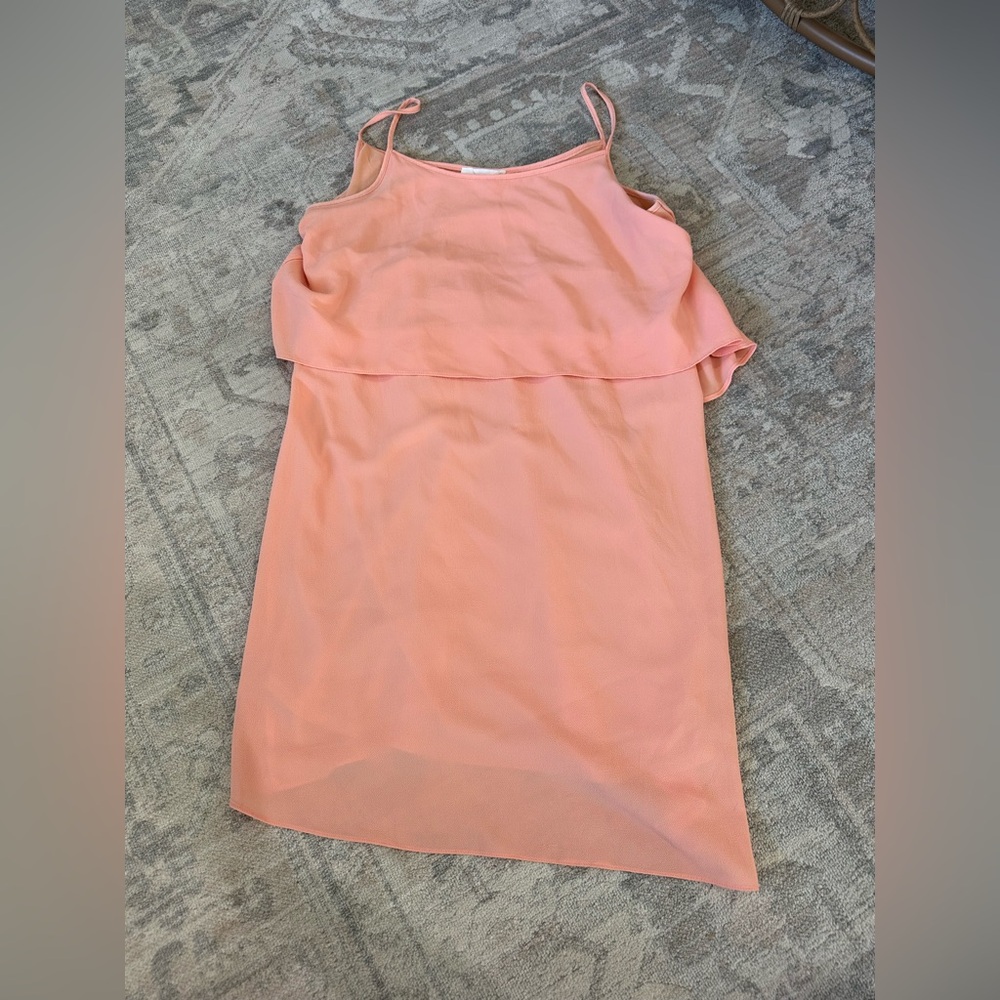 Olive & Oak Coral Sleeveless Mini Dress